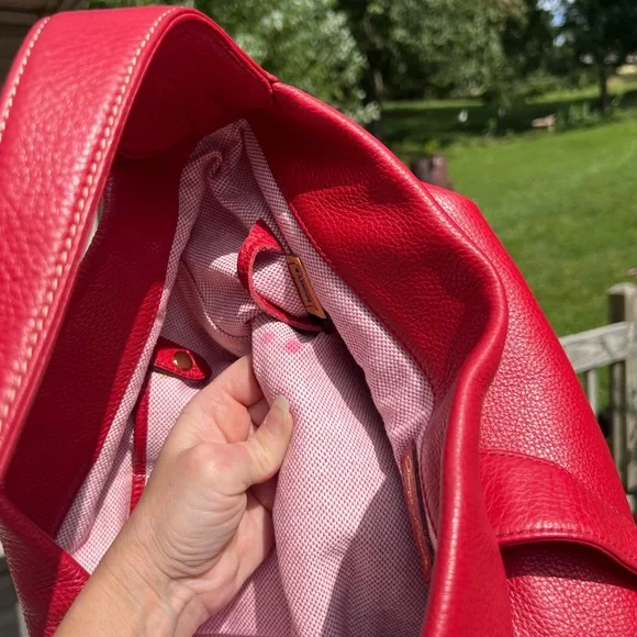 Dooney & Bourke Vintage Pebble Grain Logo Lock Hobo Bag - Picture 13 of 17